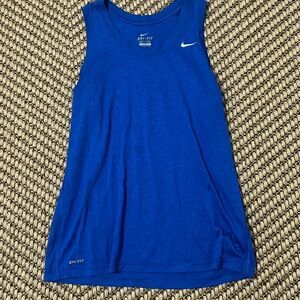 Nike Dri-Fit Tank Top Size M Blue